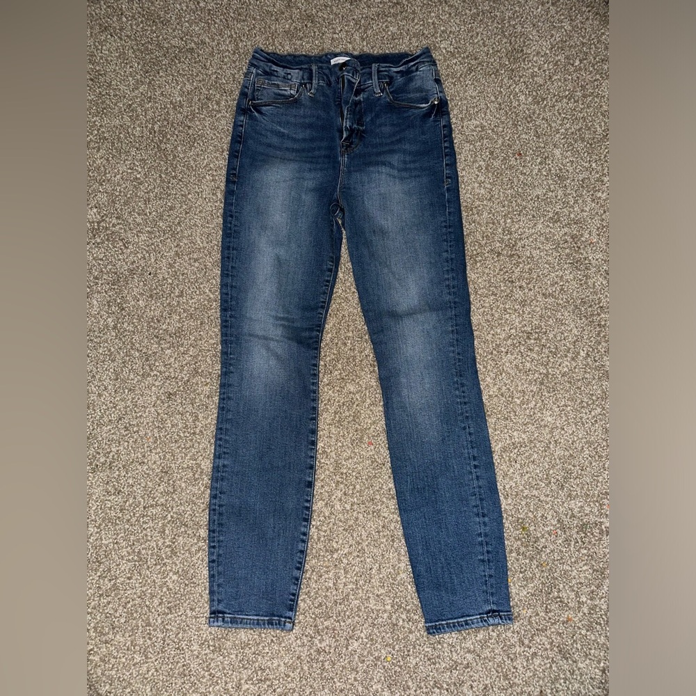 Like new good American skinny jeans sz 8/29